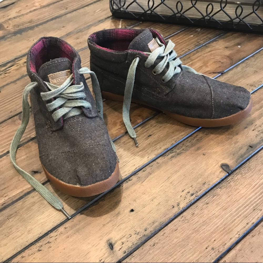 TOMS Olive Green Shoes